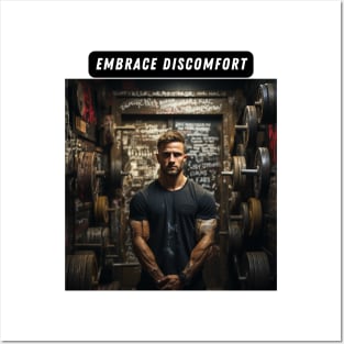 Embrace discomfort Posters and Art